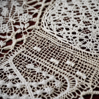 bobbin lace in the interior